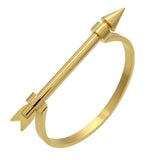 Arrow Screw Bracelets Stainless Steel Cuff Jewelry Women Gift Pulseiras