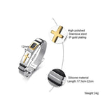 Adjustable Length Bracelet for Women Men Bangle Watch Band Stainless Steel