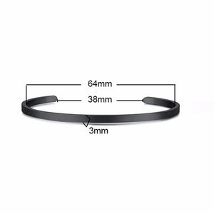Men's Stainless Steel Bangle Bracelet