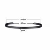 Men's Stainless Steel Bangle Bracelet