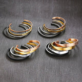 Men's Stainless Steel Bangle Bracelet