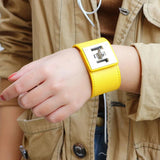 European Punk Wide Leather Bracelets for Women