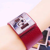 European Punk Wide Leather Bracelets for Women
