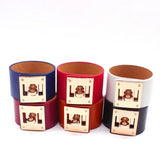 European Punk Wide Leather Bracelets for Women