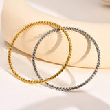 Stainless Steel Slip Cuff Bracelet for Women Girls