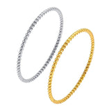 Stainless Steel Slip Cuff Bracelet for Women Girls