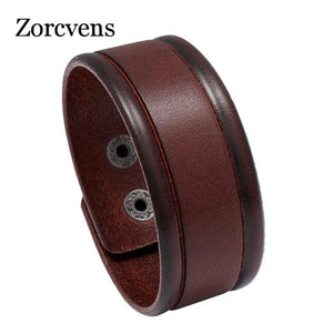 Punk Vintage Leather Men's Bracelet Classic Multi-layer Style Gift