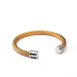 Bohemia Mesh Stainless Steel Charm Bracelet