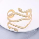 Steampunk Snake Cuff Armband Bracelet Punk Jewelry