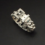 Rhinestone Metal Bracelet Women Statement Cuff Bangle