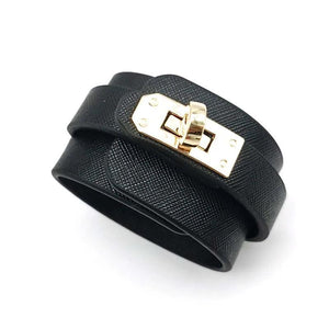 Multi-layer Alloy Leather Bracelet Retro Punk Casual Jewelry