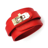 Multi-layer Alloy Leather Bracelet Retro Punk Casual Jewelry