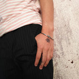 Stainless Steel Knot Cuff Bracelet Manchette Bangle