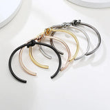 Stainless Steel Knot Cuff Bracelet Manchette Bangle