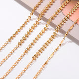 Stainless Steel Chain Bracelet Bangle for Women, Adjustable Charm Bracelet