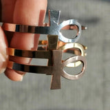 Egyptian Nefertiti Queen Stainless Steel Bracelet