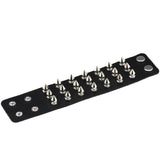 Spiked Bracelet Rivet Studded Leather Cuff Wristbands