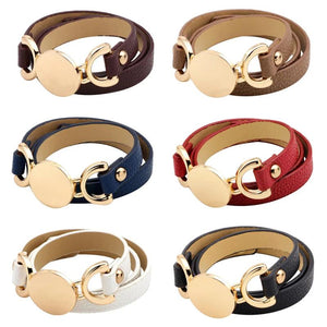 Retro Leather Bracelet For Women Classic Exaggerated Jewelry