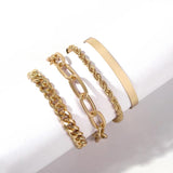 Bohemia Chain Cuff Bracelet Set For Women