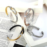 Stainless Steel Wire Knot Cuff Bracelet - 4 Colors Women's Bracelet & Bangle