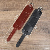 Multilayer Wide Leather Punk Bracelet for Men
