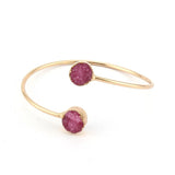 European Punk Hand Cuff Bangle Unisex Geometric Charms Bracelet