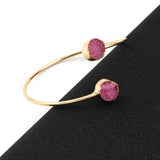 European Punk Hand Cuff Bangle Unisex Geometric Charms Bracelet