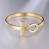 Egyptian Ankh Bracelet Cross Pharaoh Bracelet Bangles Stainless Steel