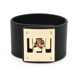 Wide Leather Cuff Bracelets for Women - Statement Jewelry