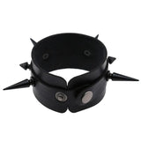 Punk Leather Wristband Studded Spike Rivets Cuff Gothic Bracelet