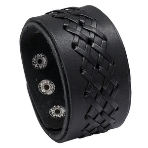 Punk Vintage Multilayer Metal Charm Leather Bracelets