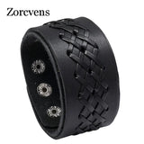Punk Vintage Multilayer Metal Charm Leather Bracelets