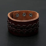 Punk Vintage Multilayer Metal Charm Leather Bracelets