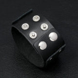 Punk Vintage Multilayer Metal Charm Leather Bracelets