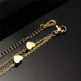Silver Double Layer Charm Bracelet for Women
