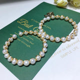 Natural Pearl Bracelet Freshwater Pearls Charm Bangle Jewelry
