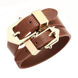 Geometric Leather Bracelet Set Punk Casual Bracelet