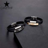 Infinity Lucky Couple Bracelets Double Layer Silicone Belt Stainless Steel Gift
