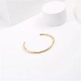 High End Minimalist Stainless Steel Bracelet for Women