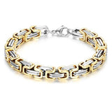 8mm Classic Punk Stainless Steel Bracelet For Mens