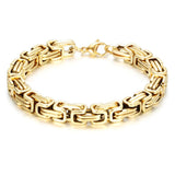 8mm Classic Punk Stainless Steel Bracelet For Mens
