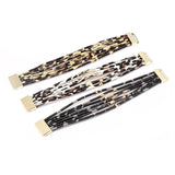 Leopard Leather Wrap Bracelet for Women Multi-Layer