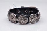 Celtic Biker Western Leather Bracelet Cuff Bangle