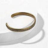 Vintage Retro Bronze Music Note Men's Bracelet