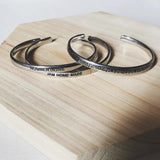 Vintage Retro Bronze Music Note Men's Bracelet