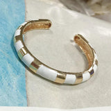 NeeFuWoFu Woman Bracelets Snake Zinc Alloy Gradient Bangles