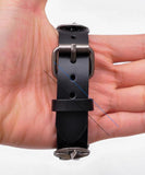 Western Cowboy Texas Star Concho Leather Bracelet