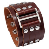 Wide Leather Bracelets for Men