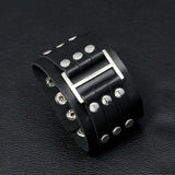 Wide Leather Bracelets for Men