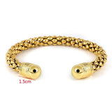 Popcorn Chain Charm Bracelet for Women and Men